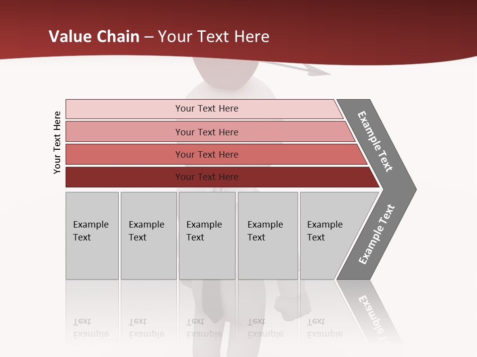 White Center Illustration PowerPoint Template