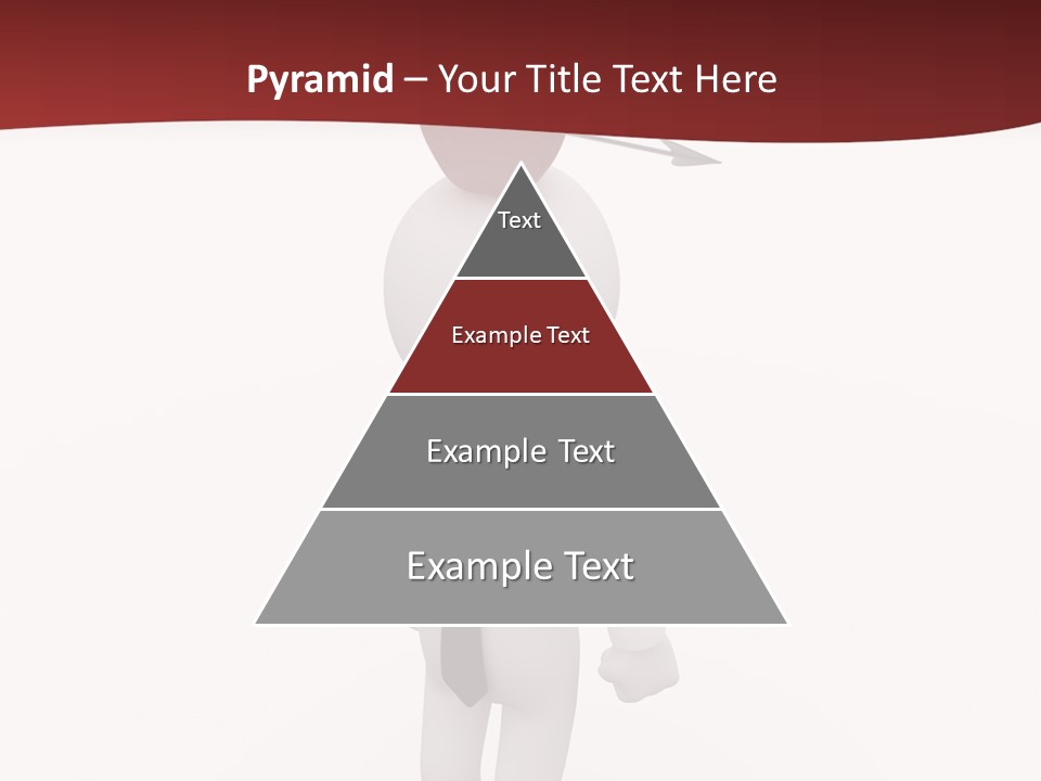 White Center Illustration PowerPoint Template