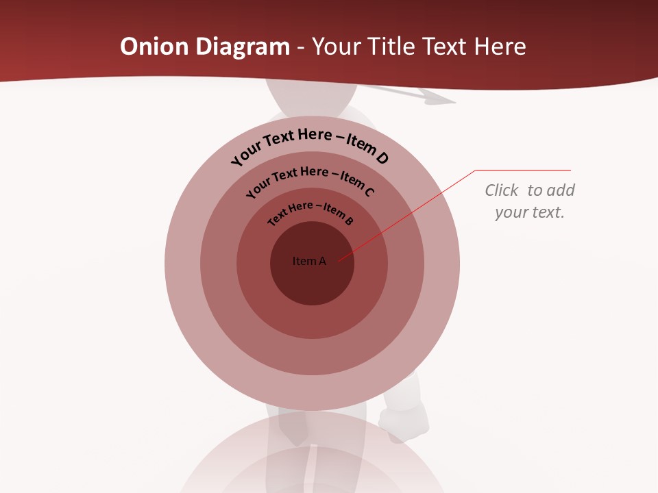 White Center Illustration PowerPoint Template