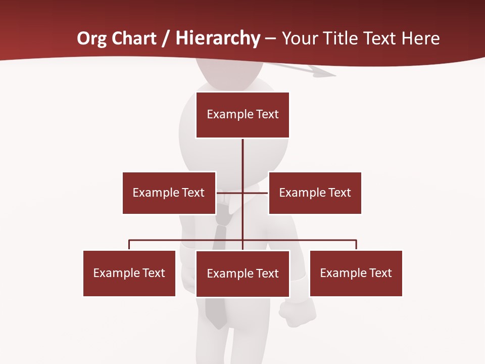 White Center Illustration PowerPoint Template