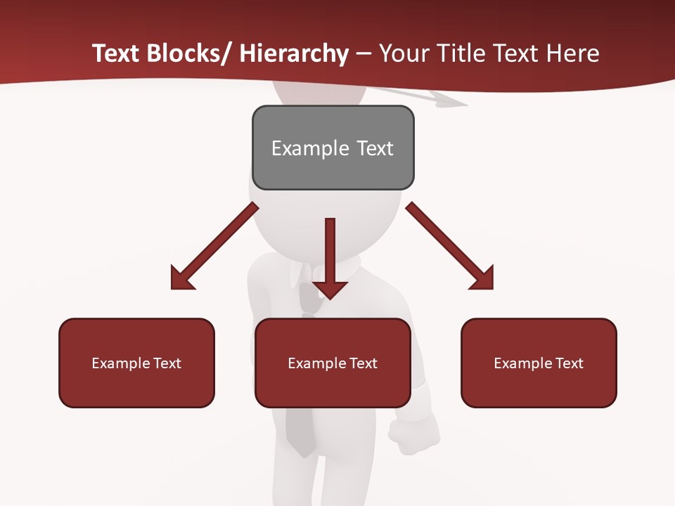 White Center Illustration PowerPoint Template