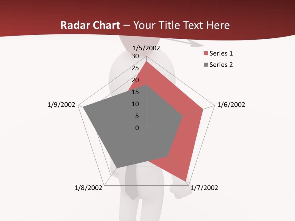 White Center Illustration PowerPoint Template