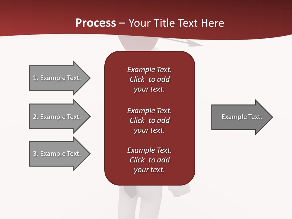 White Center Illustration PowerPoint Template