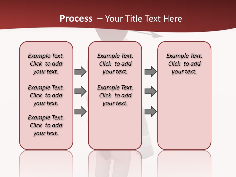 White Center Illustration PowerPoint Template