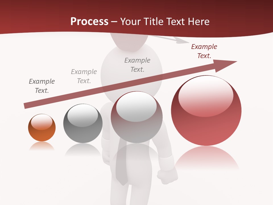 White Center Illustration PowerPoint Template