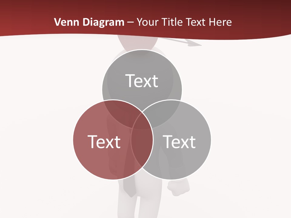 White Center Illustration PowerPoint Template