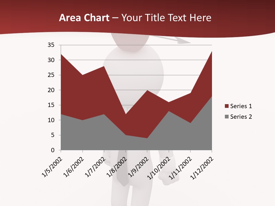 White Center Illustration PowerPoint Template