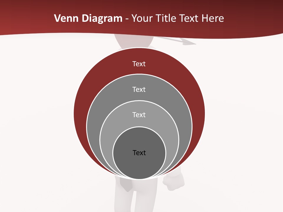 White Center Illustration PowerPoint Template