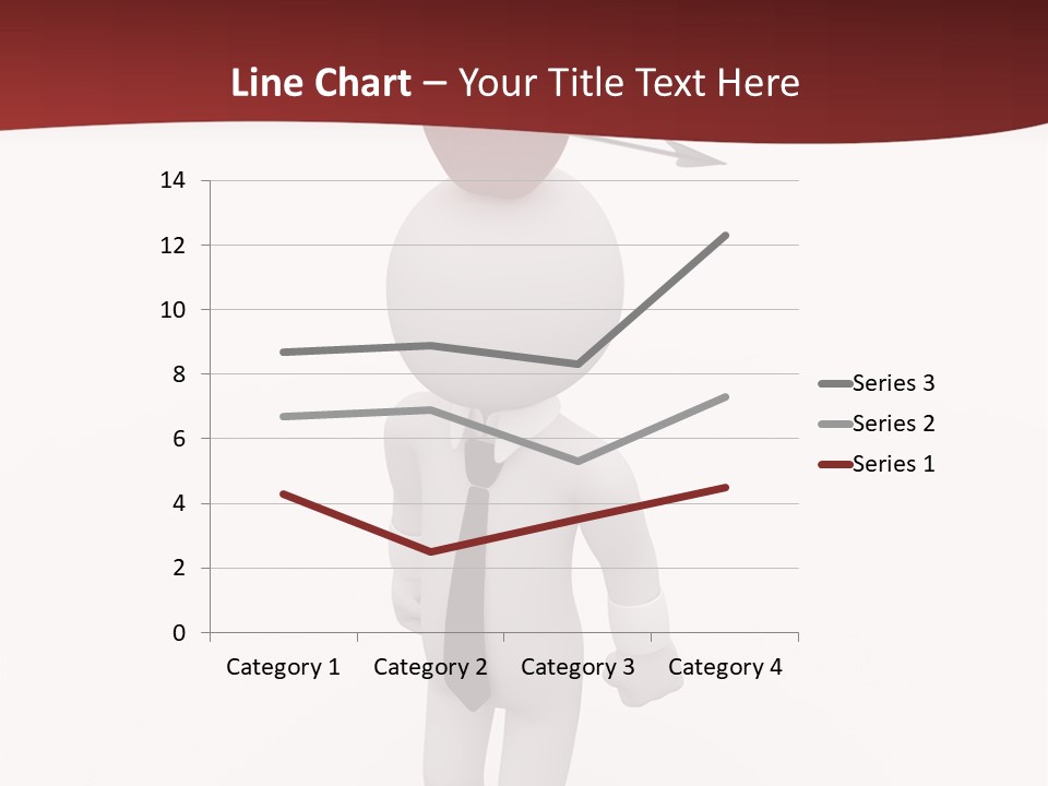 White Center Illustration PowerPoint Template