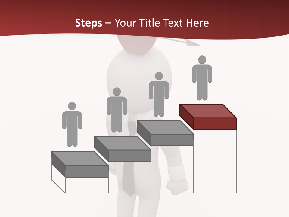White Center Illustration PowerPoint Template