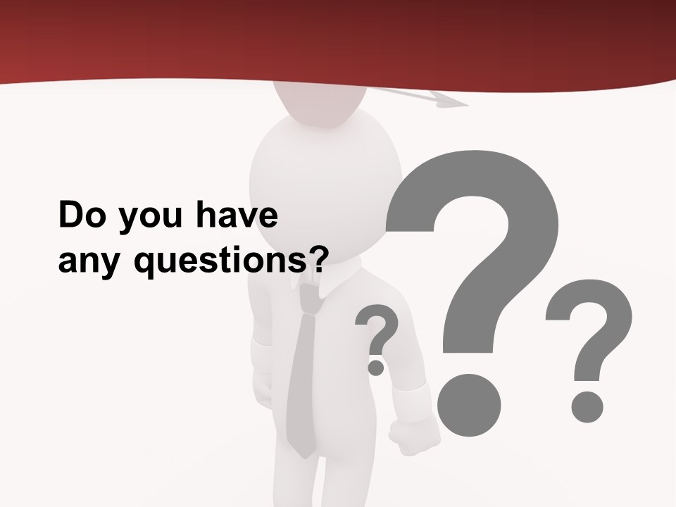 White Center Illustration PowerPoint Template