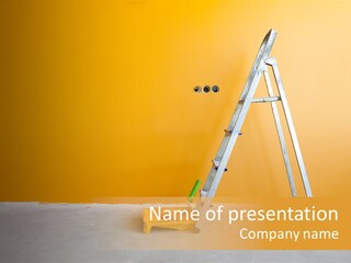 Art Bucket House PowerPoint Template