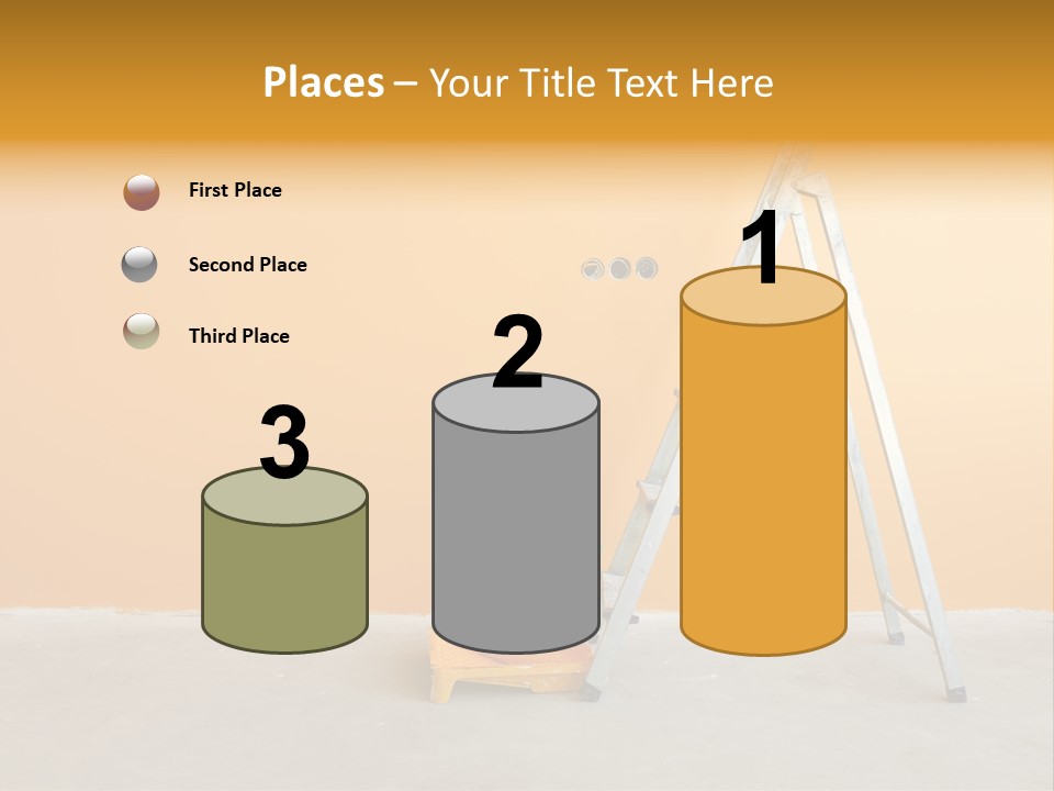 Art Bucket House PowerPoint Template