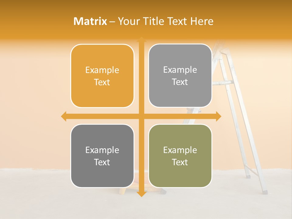 Art Bucket House PowerPoint Template