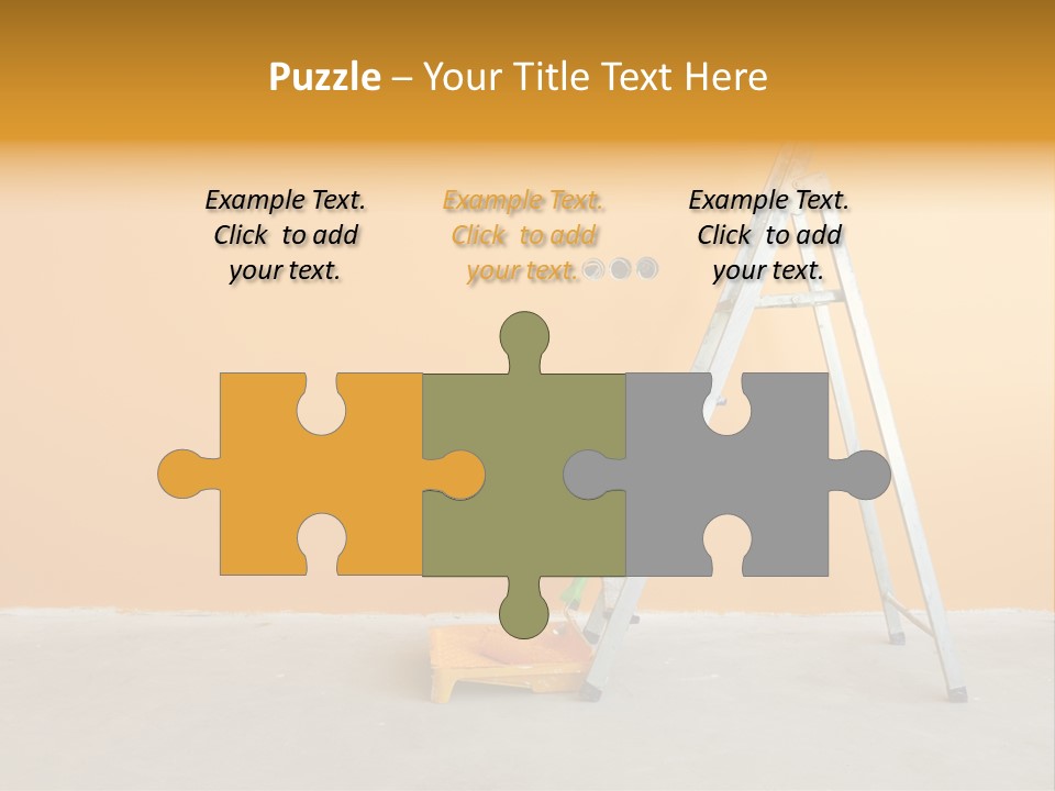 Art Bucket House PowerPoint Template