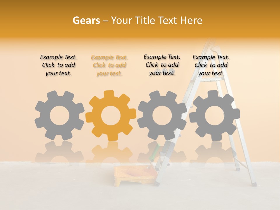 Art Bucket House PowerPoint Template