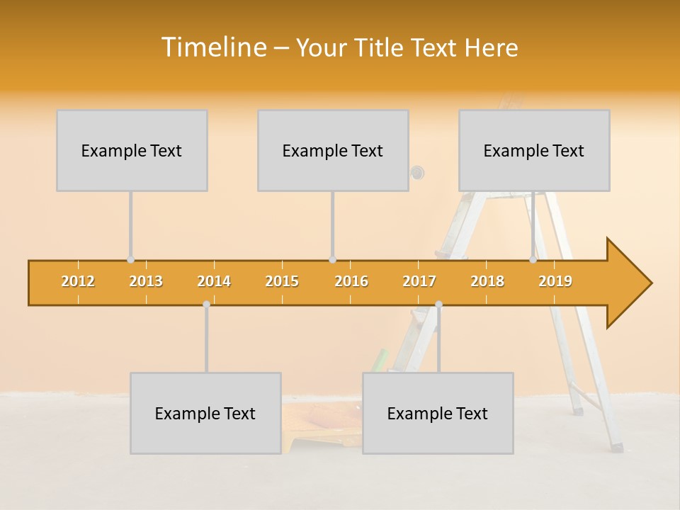 Art Bucket House PowerPoint Template