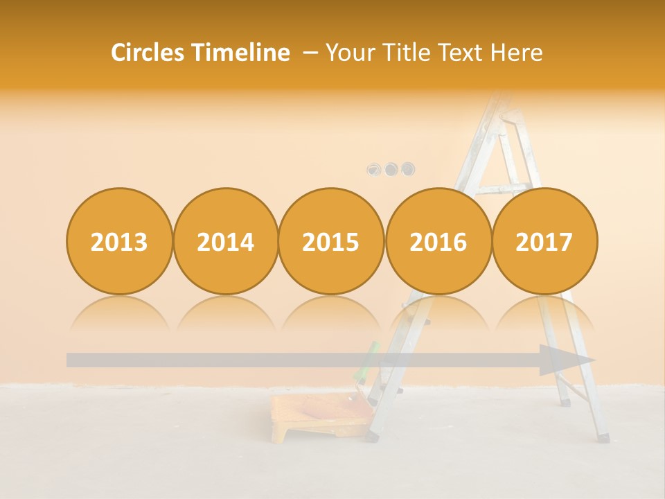 Art Bucket House PowerPoint Template