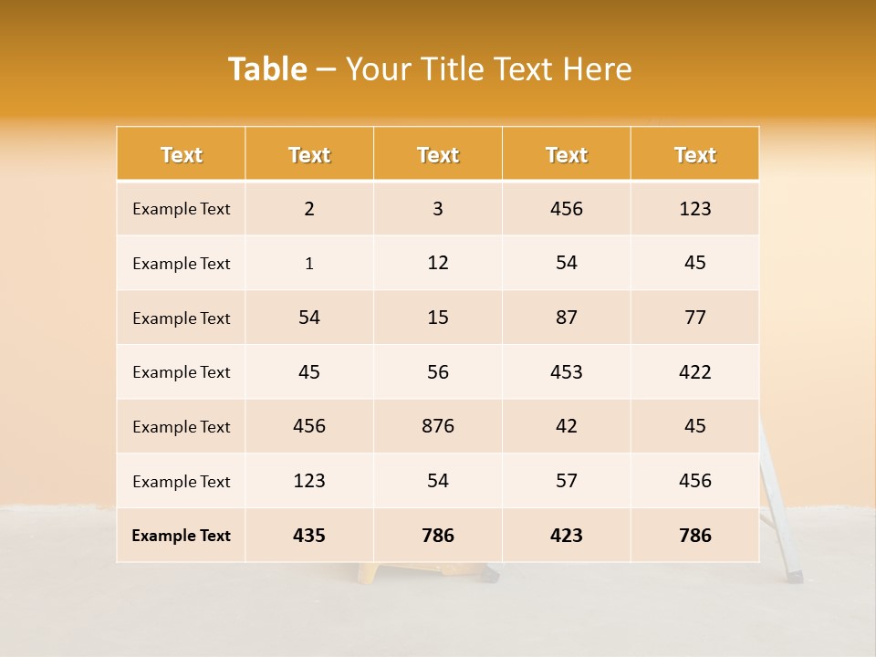 Art Bucket House PowerPoint Template