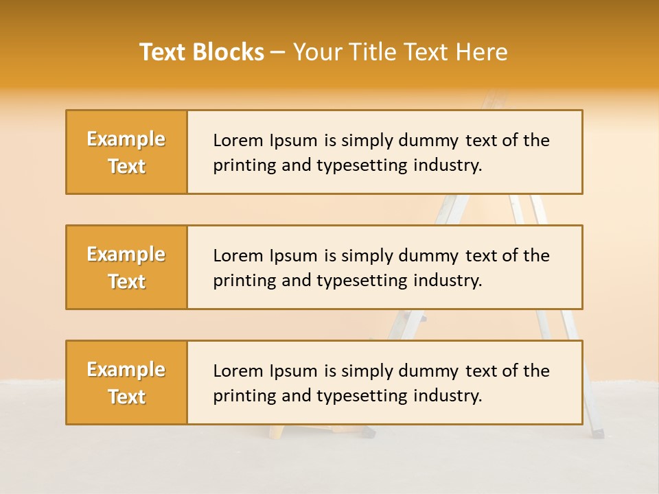 Art Bucket House PowerPoint Template