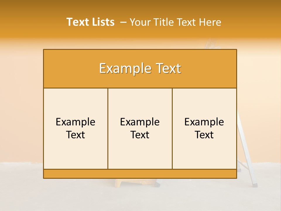 Art Bucket House PowerPoint Template