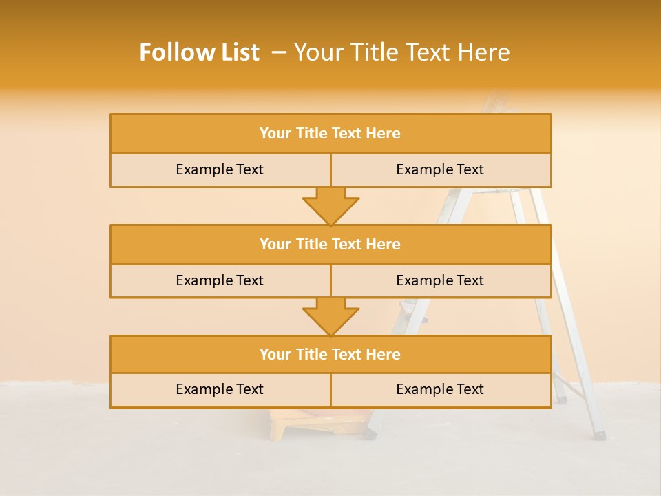 Art Bucket House PowerPoint Template