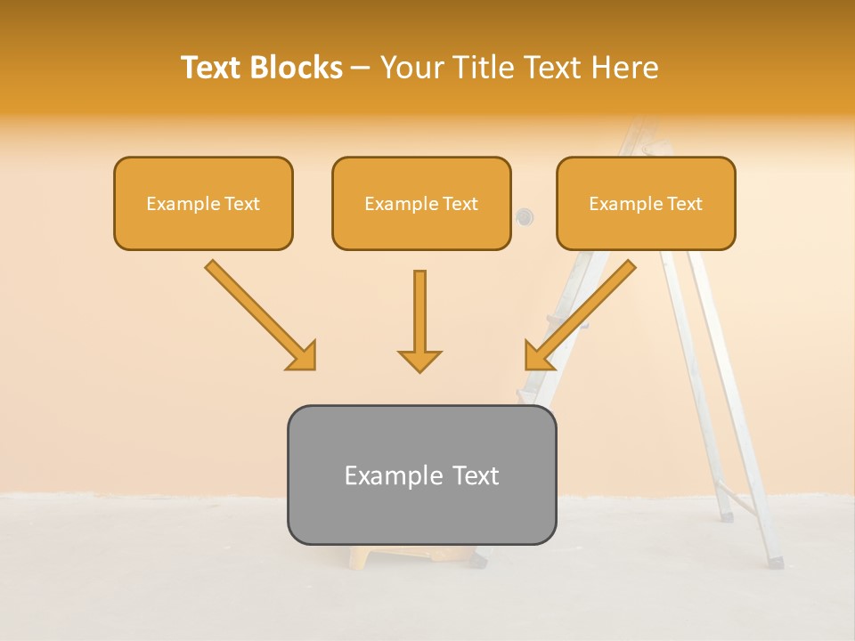 Art Bucket House PowerPoint Template