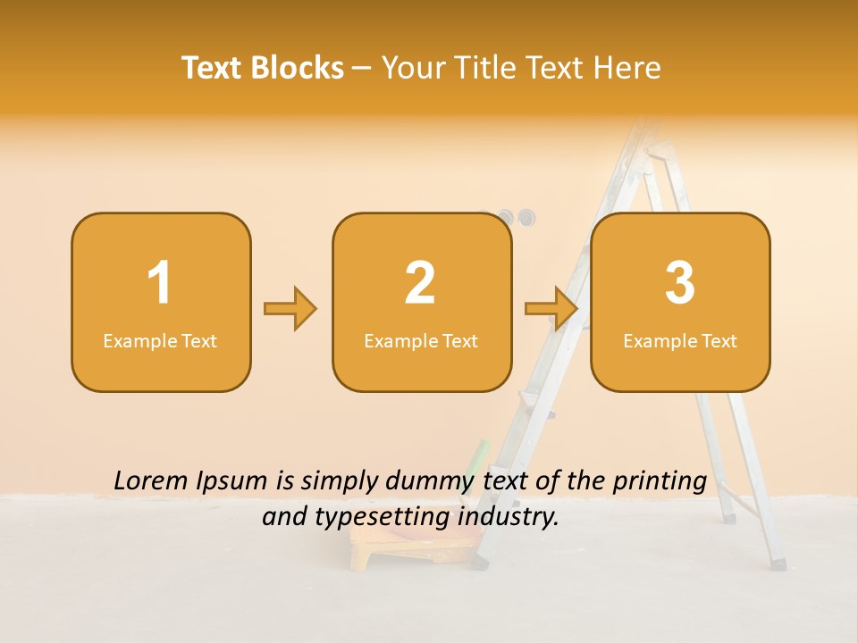 Art Bucket House PowerPoint Template
