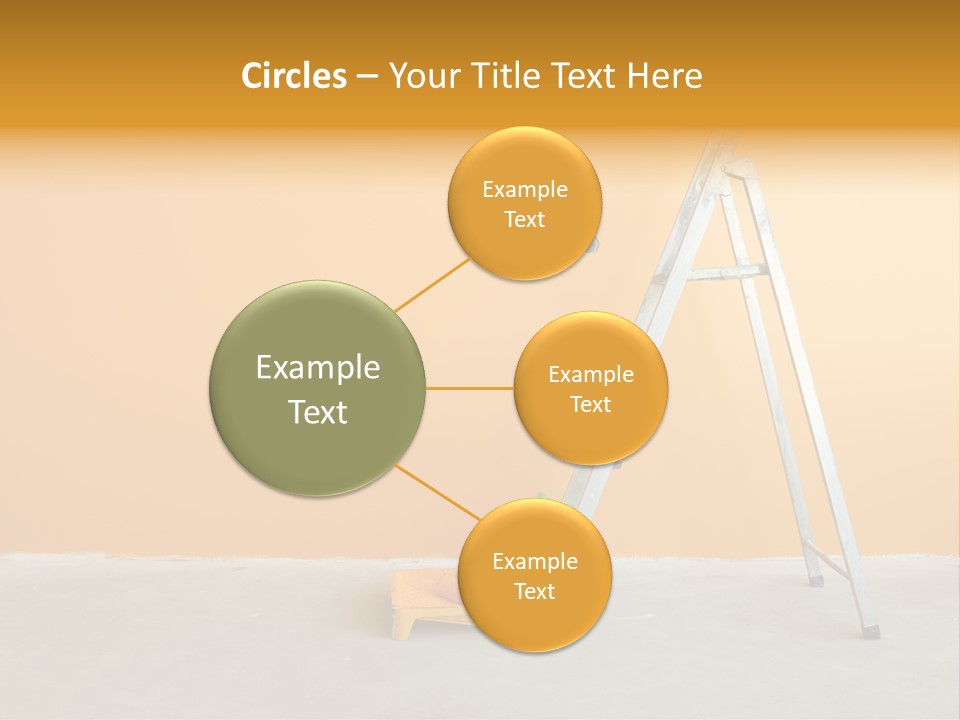 Art Bucket House PowerPoint Template