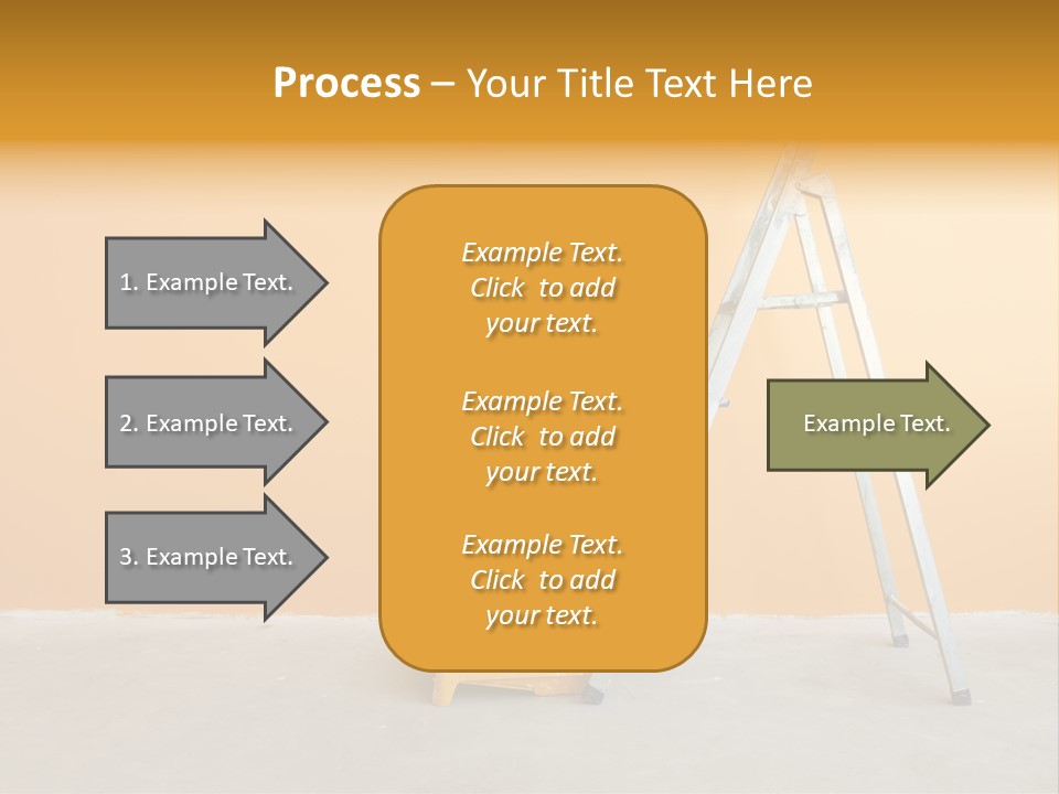 Art Bucket House PowerPoint Template