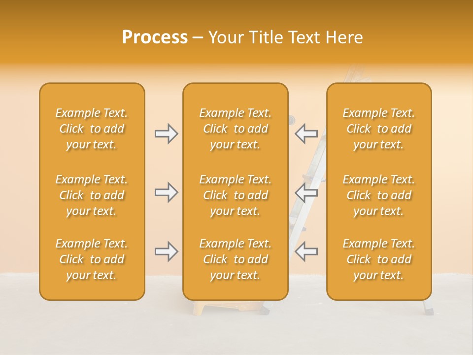 Art Bucket House PowerPoint Template