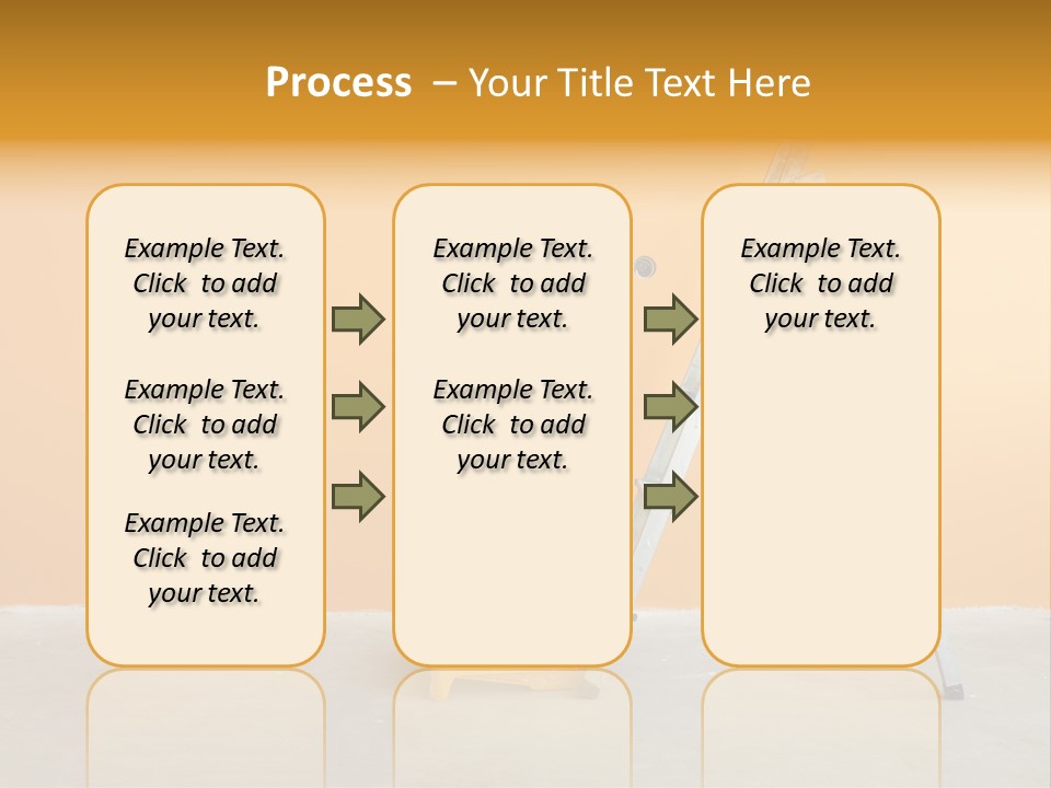 Art Bucket House PowerPoint Template