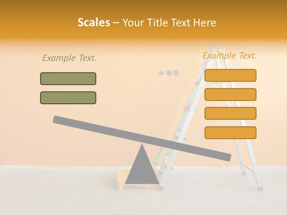 Art Bucket House PowerPoint Template