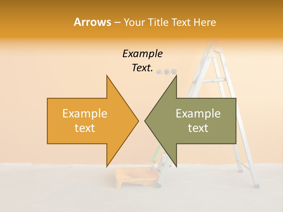 Art Bucket House PowerPoint Template