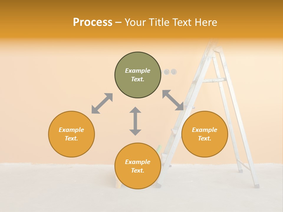 Art Bucket House PowerPoint Template