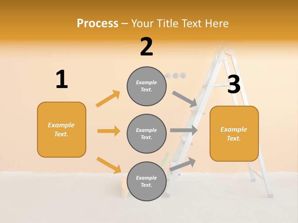 Art Bucket House PowerPoint Template