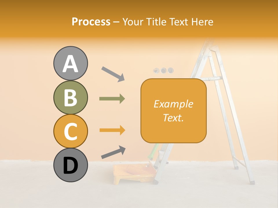 Art Bucket House PowerPoint Template