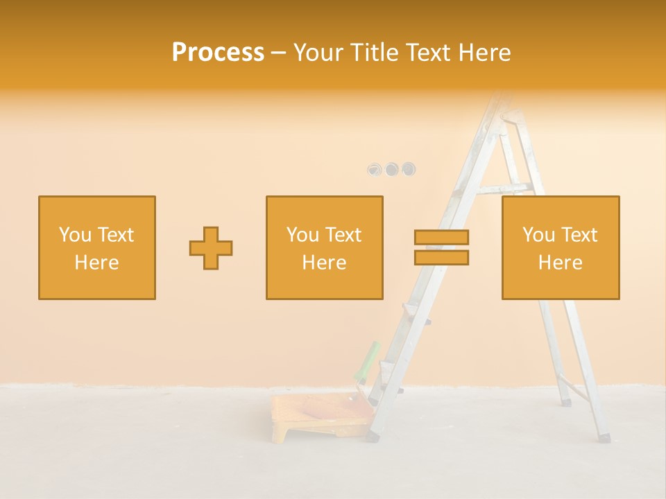 Art Bucket House PowerPoint Template