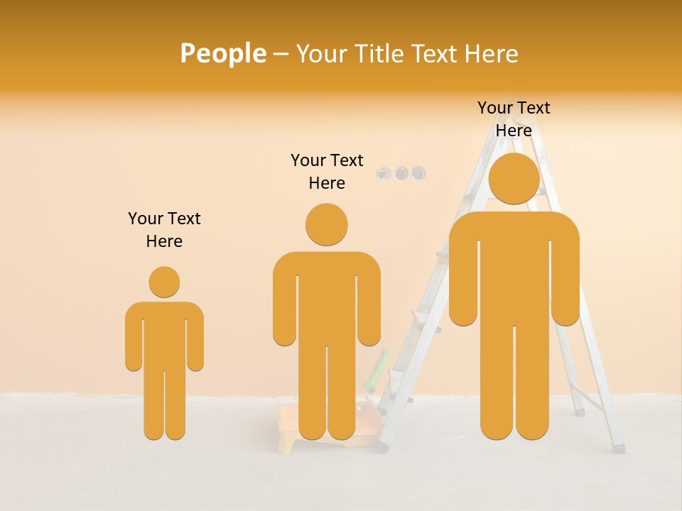 Art Bucket House PowerPoint Template