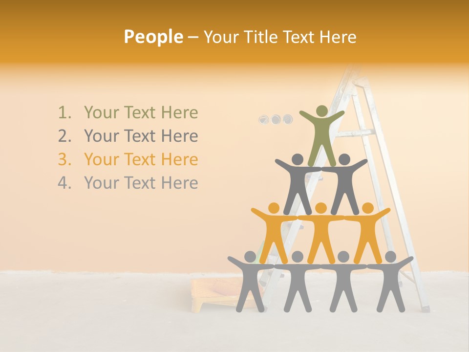 Art Bucket House PowerPoint Template