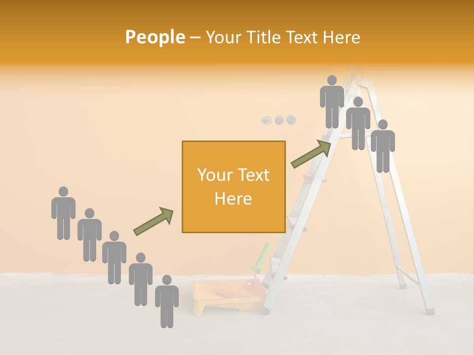 Art Bucket House PowerPoint Template