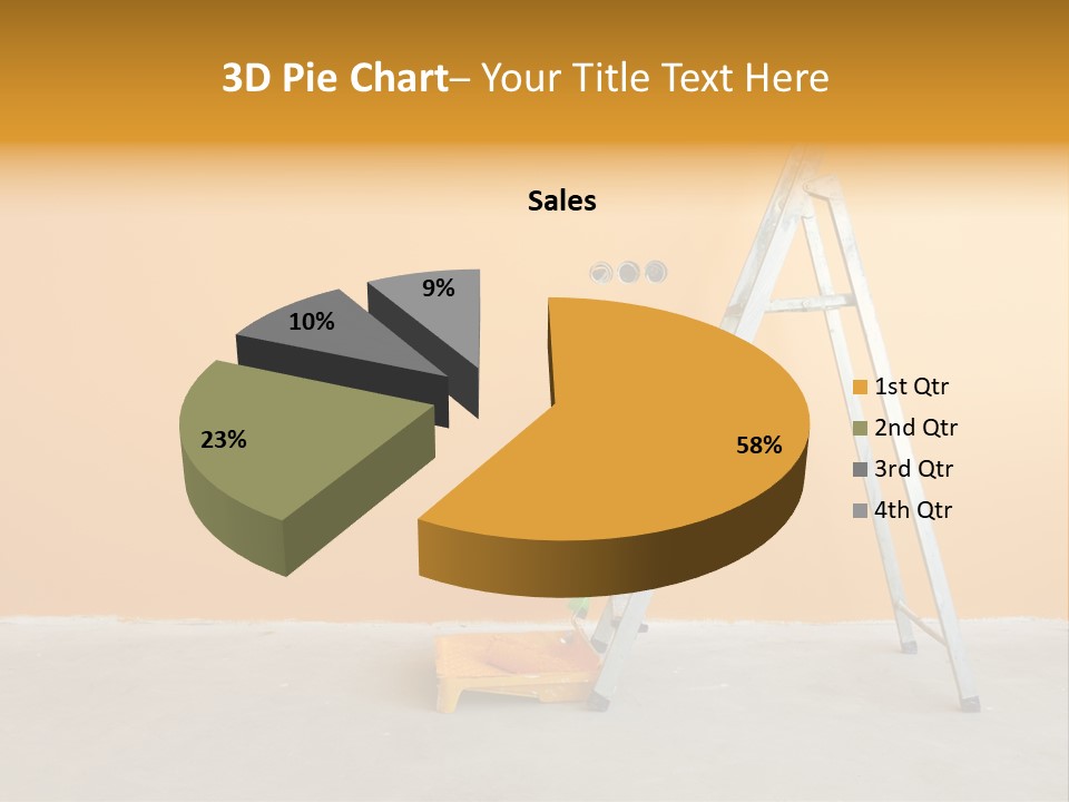 Art Bucket House PowerPoint Template