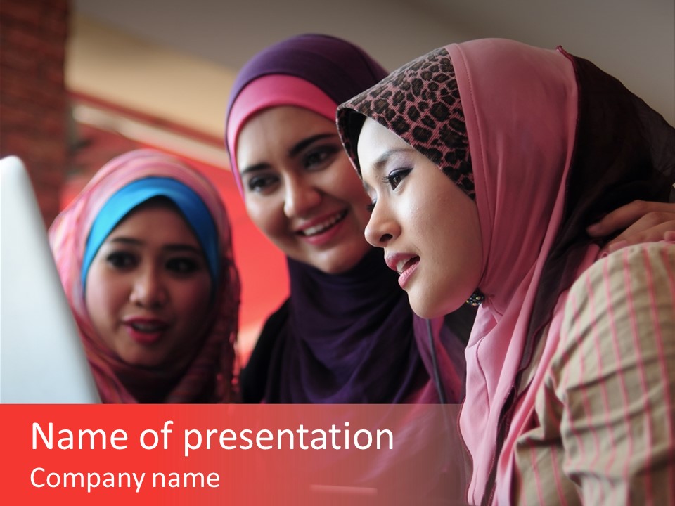 Lady Young Malaysian PowerPoint Template