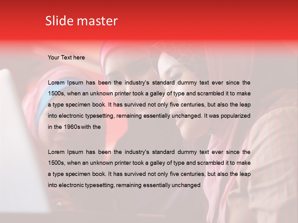 Lady Young Malaysian PowerPoint Template