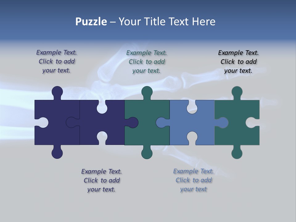 Broken Body Thumb PowerPoint Template