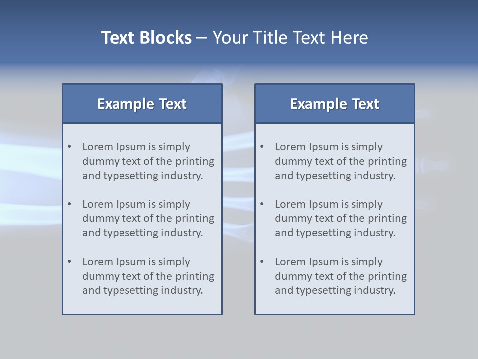 Broken Body Thumb PowerPoint Template