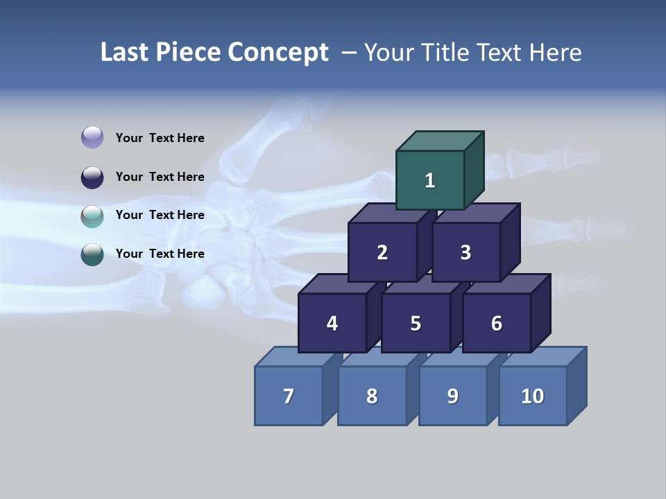 Broken Body Thumb PowerPoint Template