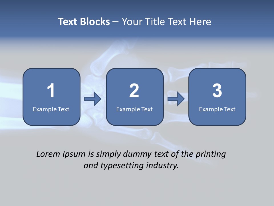 Broken Body Thumb PowerPoint Template