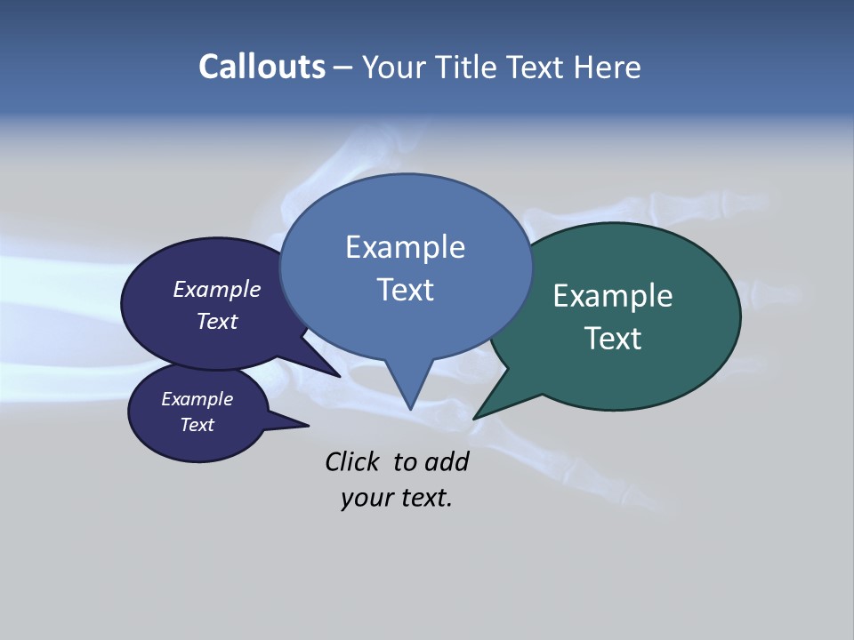 Broken Body Thumb PowerPoint Template