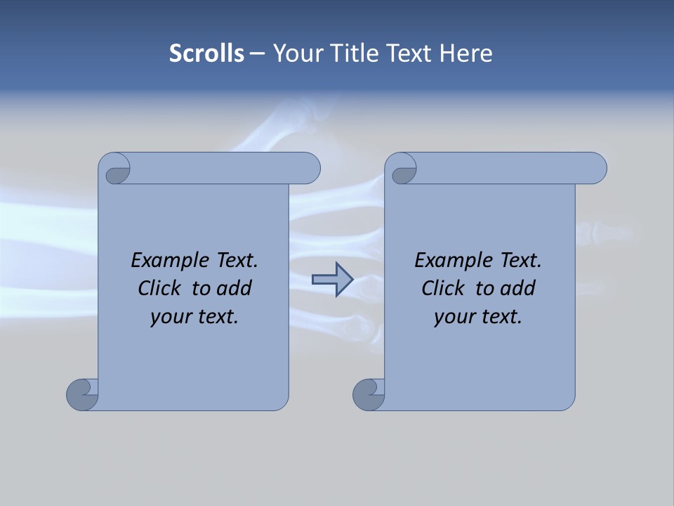 Broken Body Thumb PowerPoint Template